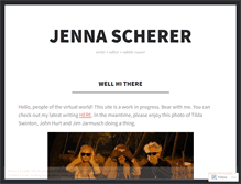 Tablet Screenshot of jennascherer.com